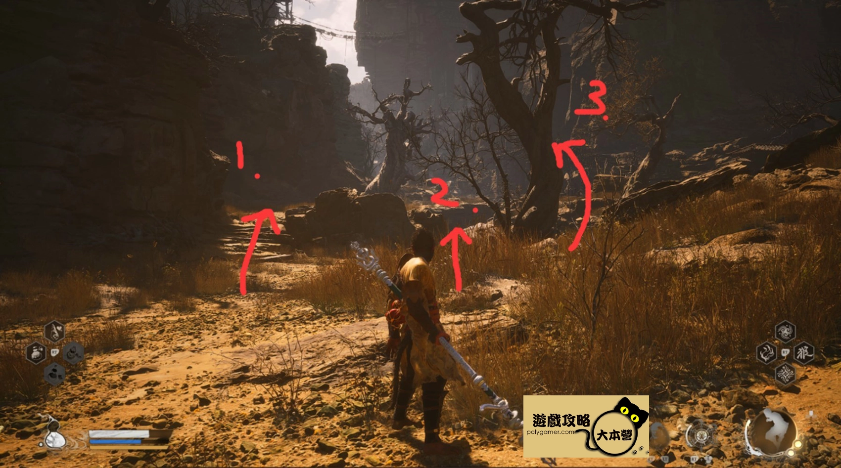 如何收集《黑神話:悟空/Black Myth: Wukong》第二章佛目珠?六大位置一覽-02