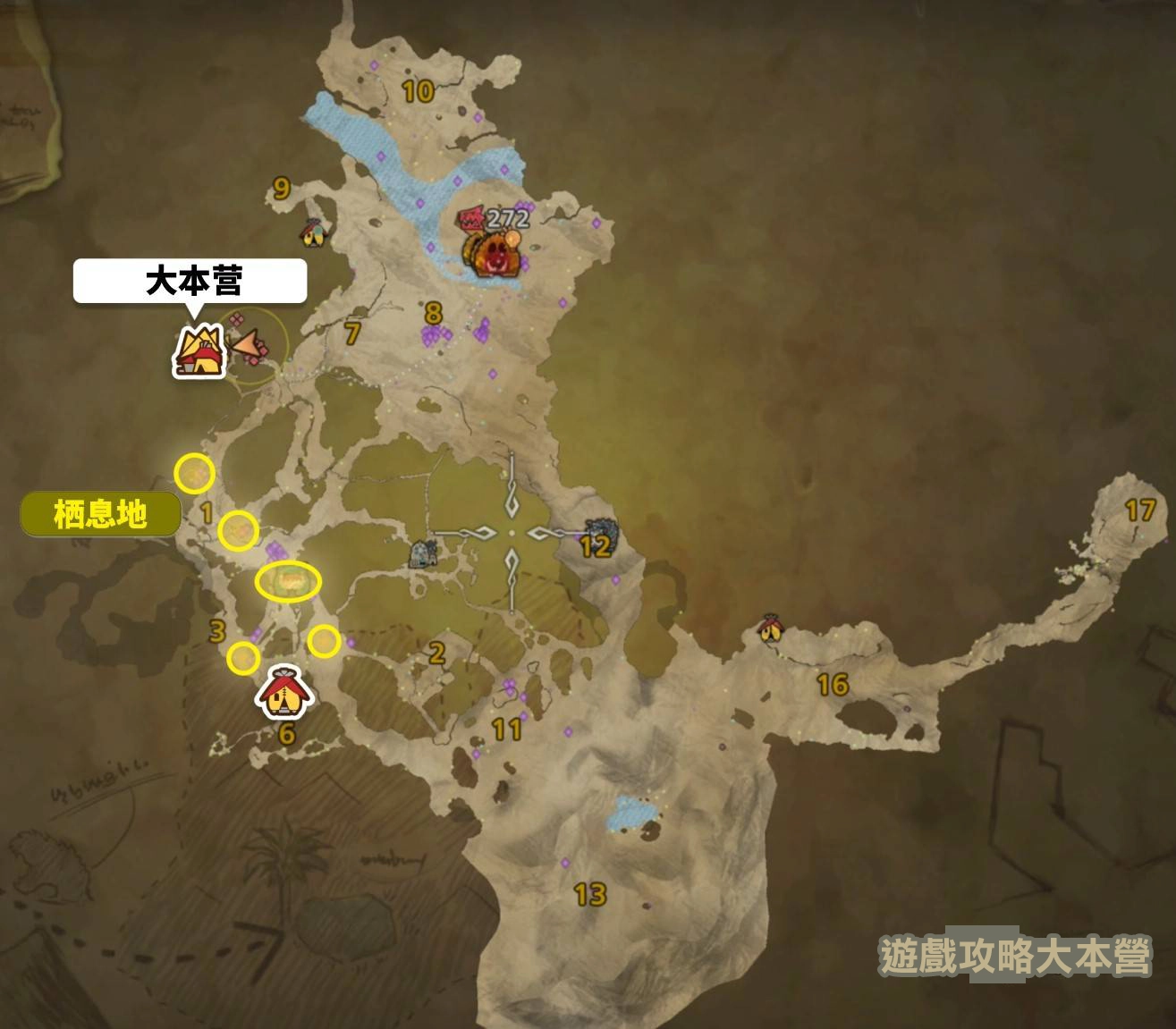 獵人必備!《魔物獵人荒野》小型魔物攻略與素材獲取指南-血盜蟲分佈位置