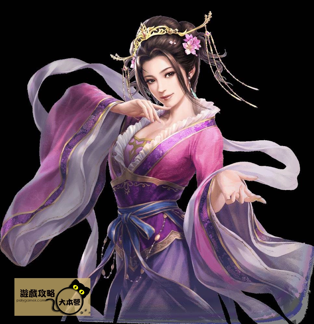 探索三國傳奇:全方位解讀《三國志8:重製版》中的16個武將角色-武將圖鑑:貂蟬