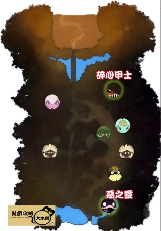 《妖之鄉/Yaoling: Mythical Journey》:妖精分佈圖-鬼市地圖