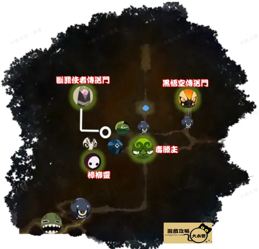 《妖之鄉/Yaoling: Mythical Journey》:妖精分佈圖-青銅廢墟地圖