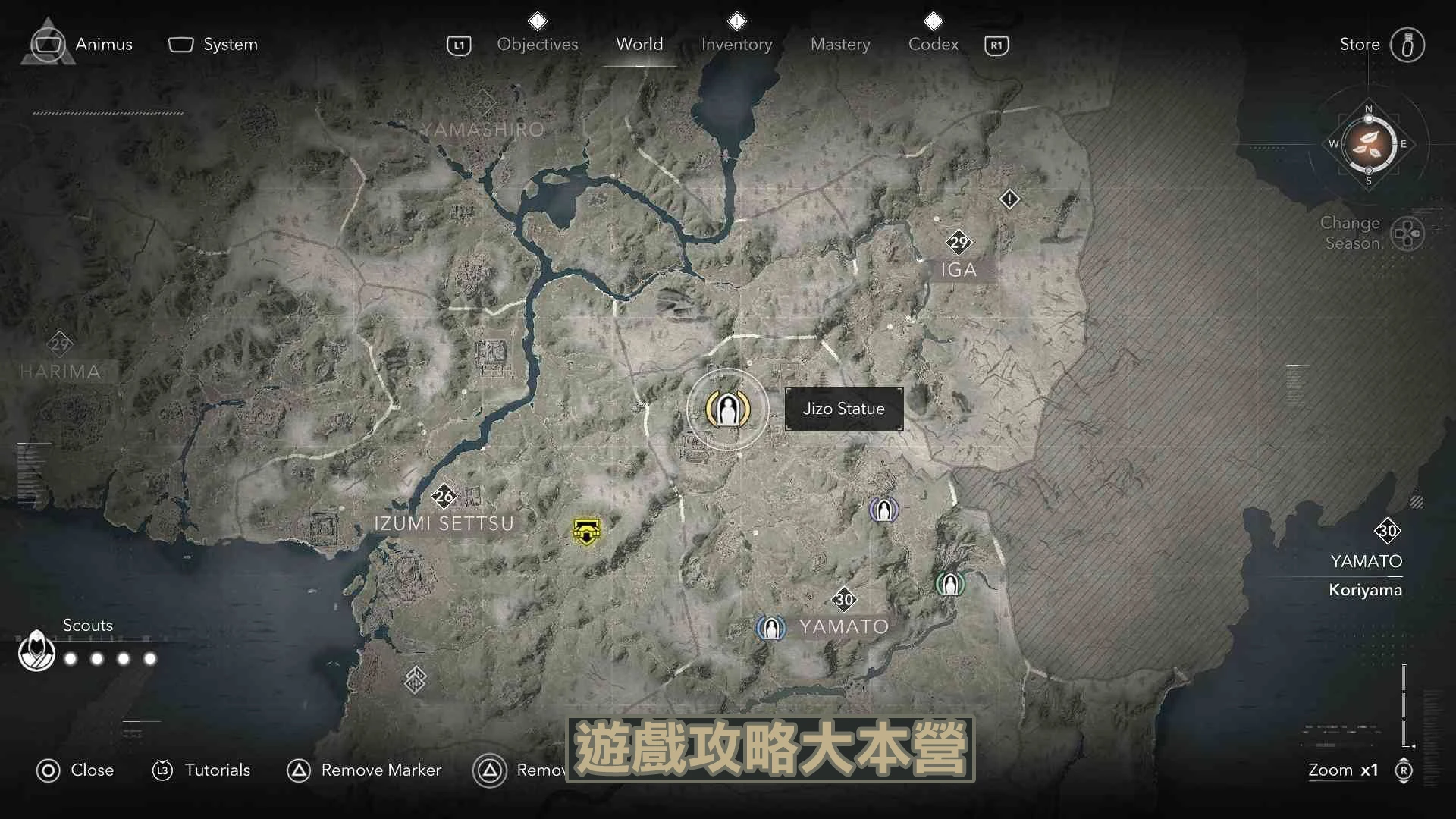 《刺客教條：暗影者》本攻略將詳細整理 和泉攝津、山城、近江、伊賀、大和、紀伊、播磨、丹波、若狹 等地區的 全地藏菩薩像位置，並提供詳細點位地圖，幫助玩家輕鬆找到所有地藏像，順利達成完整收集目標！