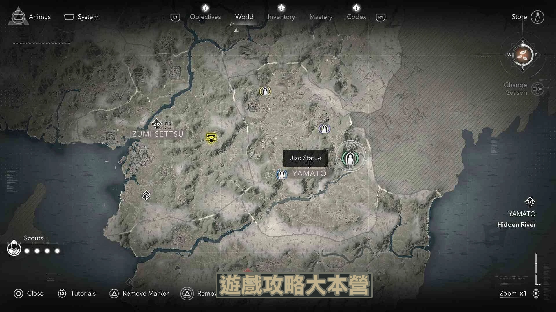 《刺客教條：暗影者》本攻略將詳細整理 和泉攝津、山城、近江、伊賀、大和、紀伊、播磨、丹波、若狹 等地區的 全地藏菩薩像位置，並提供詳細點位地圖，幫助玩家輕鬆找到所有地藏像，順利達成完整收集目標！
