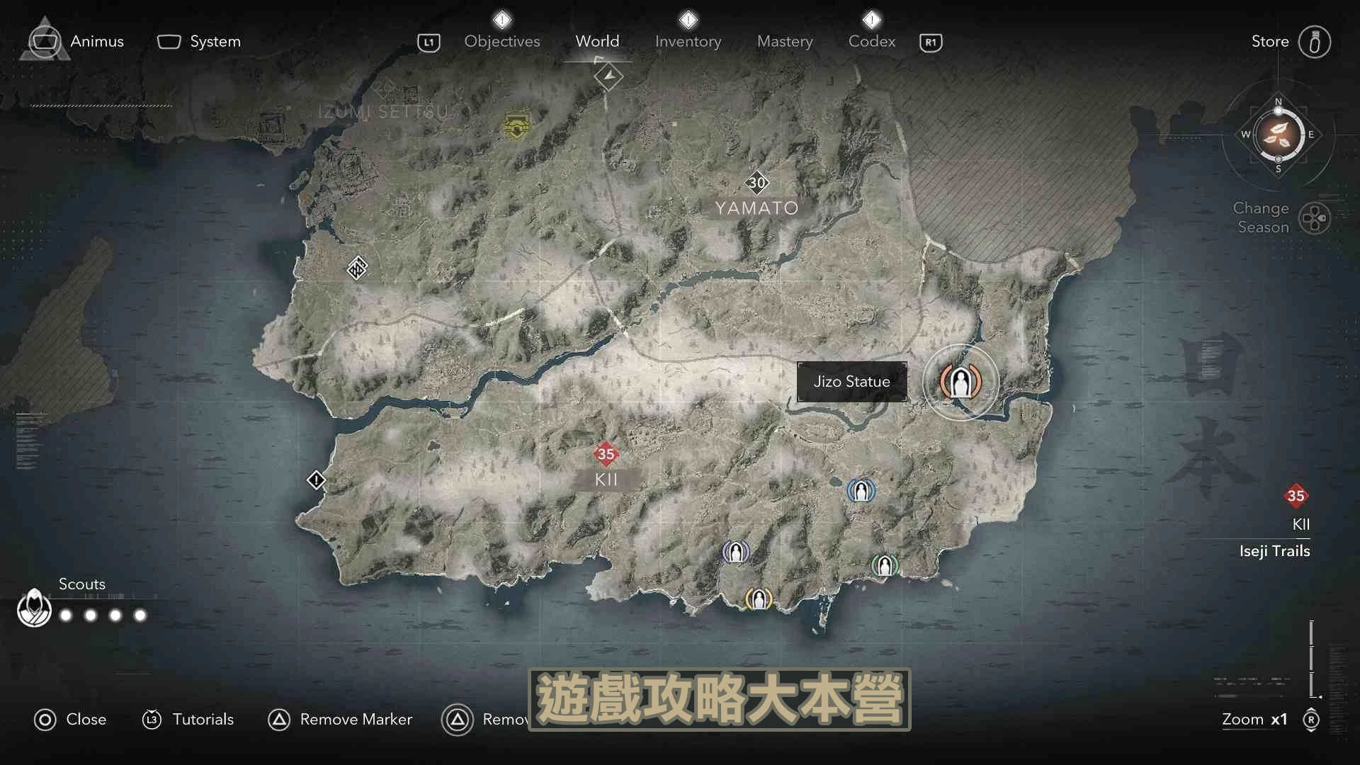 《刺客教條：暗影者》本攻略將詳細整理 和泉攝津、山城、近江、伊賀、大和、紀伊、播磨、丹波、若狹 等地區的 全地藏菩薩像位置，並提供詳細點位地圖，幫助玩家輕鬆找到所有地藏像，順利達成完整收集目標！