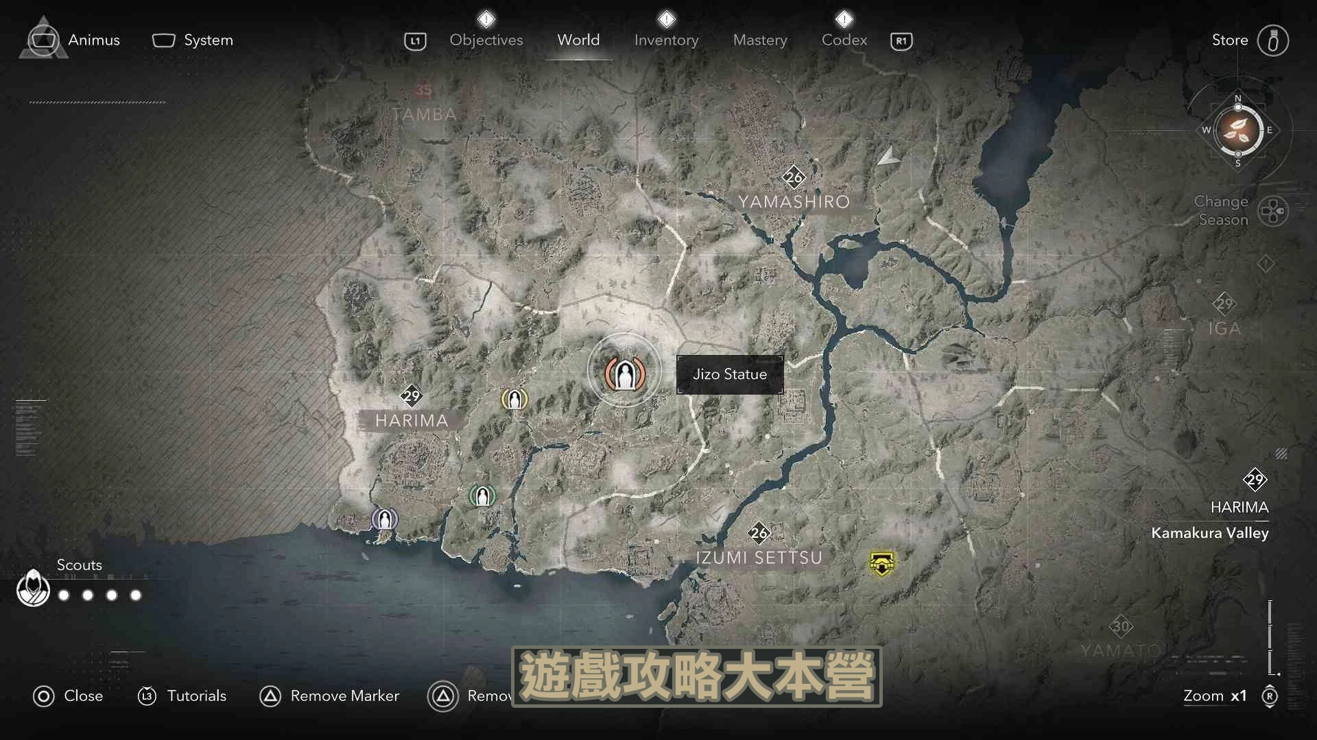 《刺客教條：暗影者》本攻略將詳細整理 和泉攝津、山城、近江、伊賀、大和、紀伊、播磨、丹波、若狹 等地區的 全地藏菩薩像位置，並提供詳細點位地圖，幫助玩家輕鬆找到所有地藏像，順利達成完整收集目標！