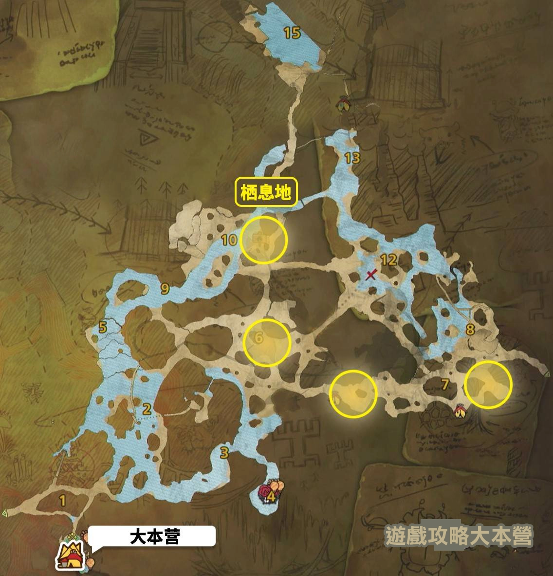 獵人必備!《魔物獵人荒野》小型魔物攻略與素材獲取指南-桃毛獸分佈位置