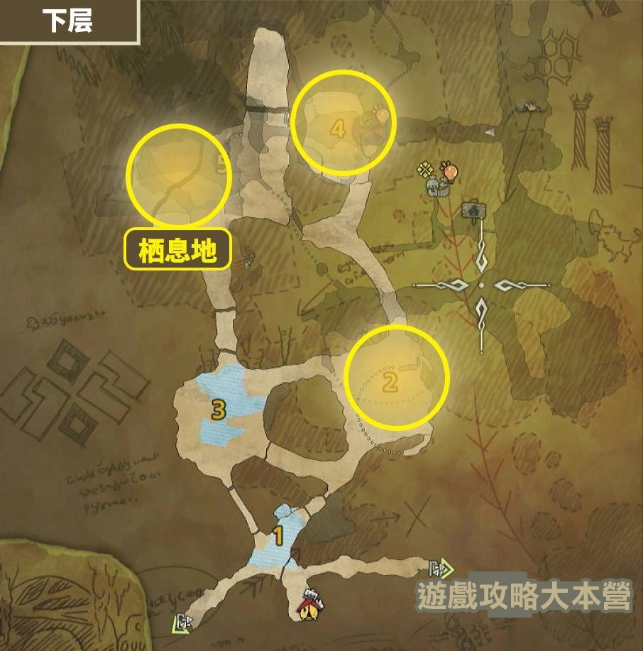 獵人必備！《魔物獵人荒野》小型魔物攻略與素材獲取指南-稚影蜘蛛分佈位置