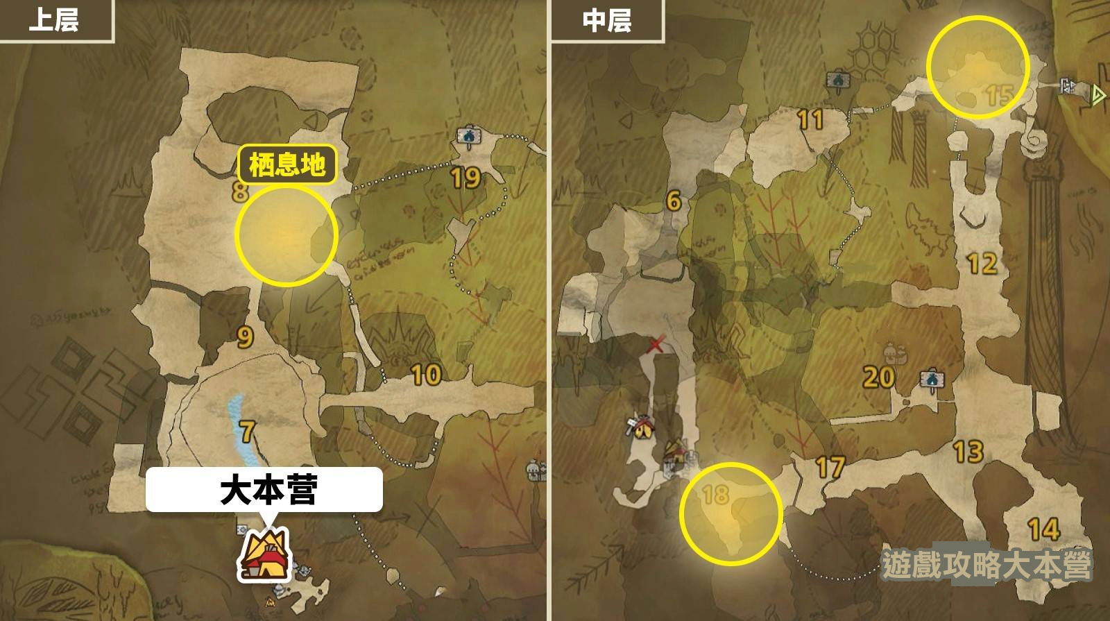 獵人必備!《魔物獵人荒野》小型魔物攻略與素材獲取指南-血眠蟲分佈位置