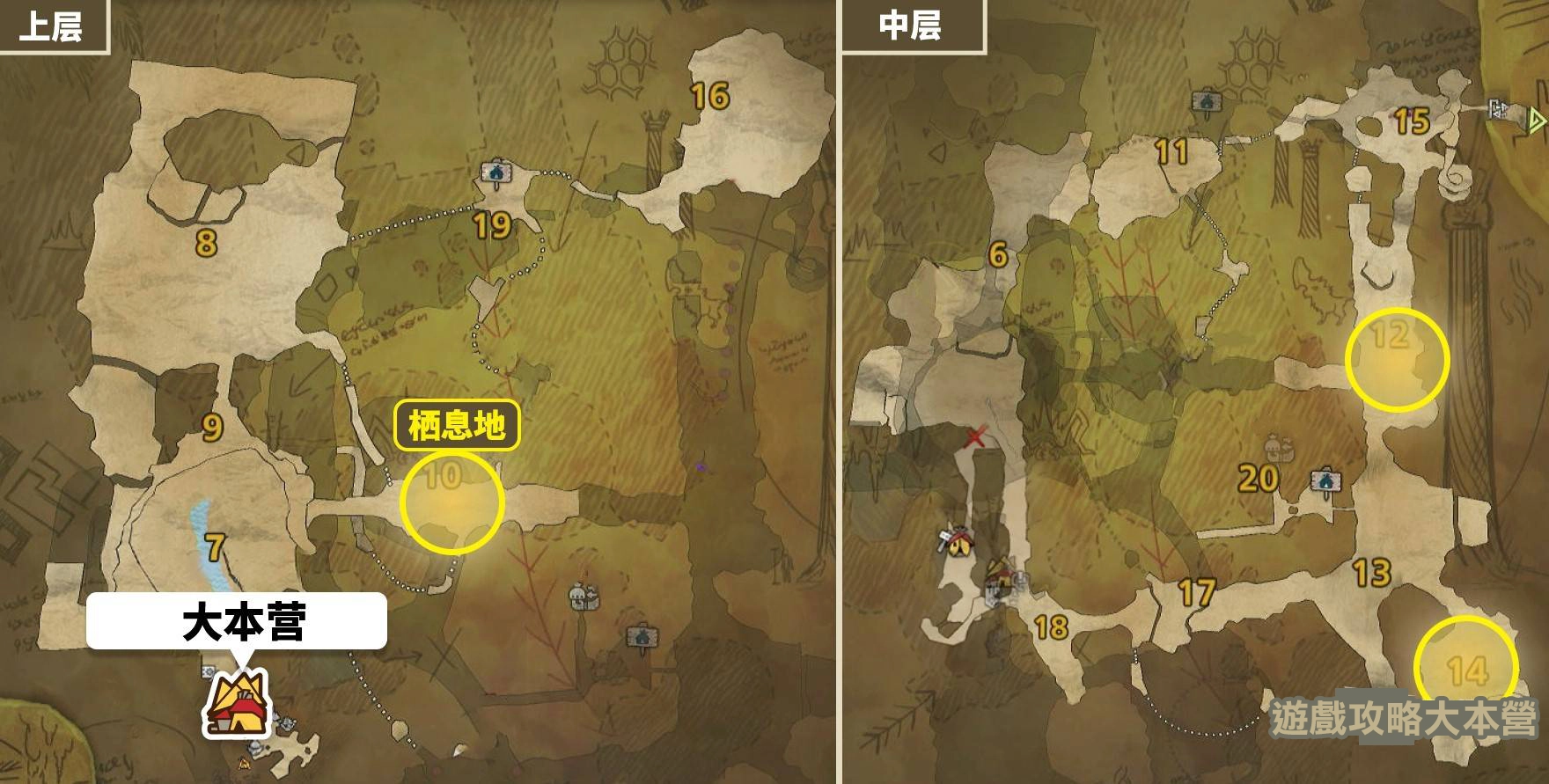 獵人必備!《魔物獵人荒野》小型魔物攻略與素材獲取指南-雪獅子分佈位置