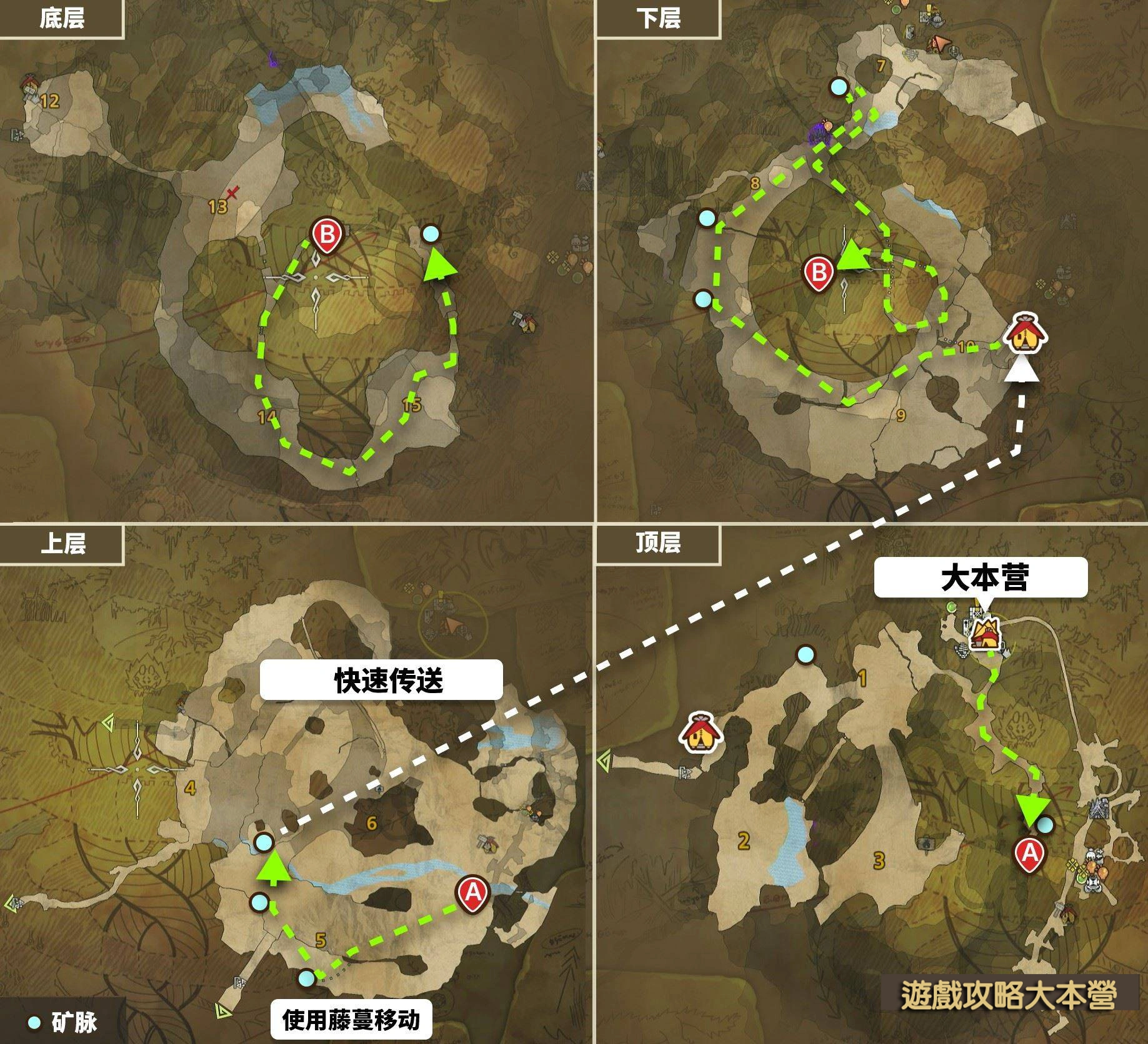 武器防具強化必看!《魔物獵人荒野》稀有礦石獲取全攻略:龍都遺跡